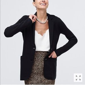 JCrew factory sweater blazer
